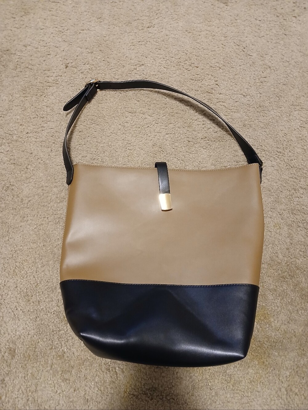Faux Leather Tote